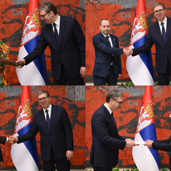 Vučić primio akreditivna pisma ambasadora Libana, Kube, Gane i Bugarske: "Da gradimo još čvršće odnose" FOTO