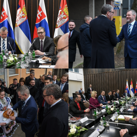 Vučić i Pelegrini u Bačkom Petrovcu; Sastali se sa predstavnicima slovačke manjine