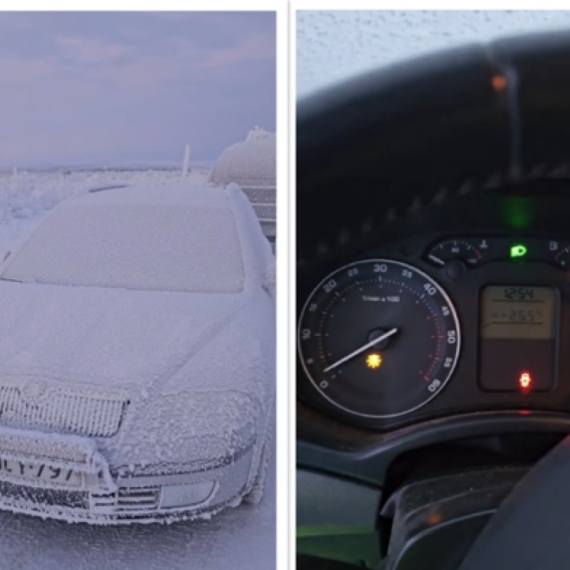 Pokretanje dizel Škode na -35 stepeni: Pogledajte kako to izgleda VIDEO