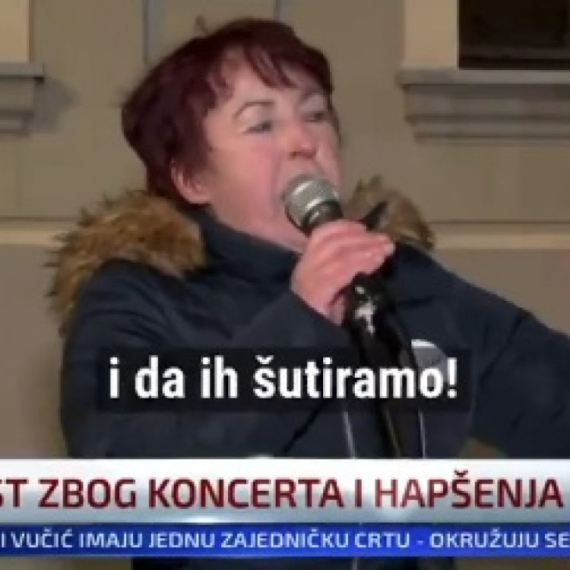 Blokaderka Ljiljana Bralović preti iz Čačka: "Naprednjaci nisu ljudi, jahaćemo ih, šutirati..." VIDEO
