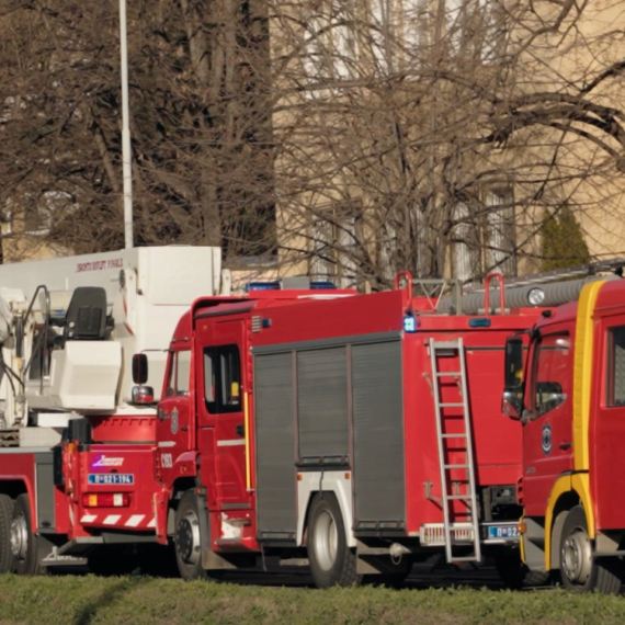 Fire on Terazije; Large number of firefighters on site