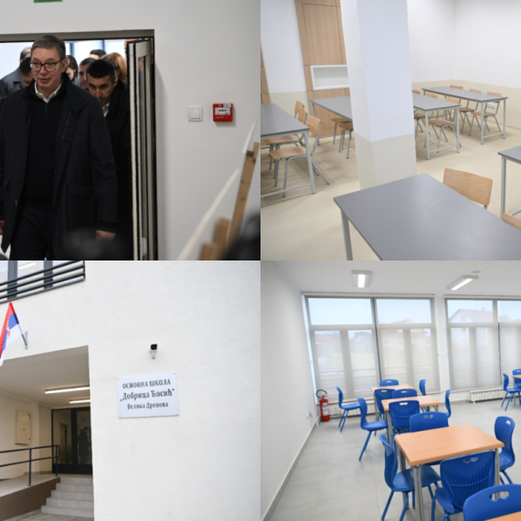 School in Velika Drenova opened: Works worth 324 million dinars; Vučić: We need to bring in an Investor