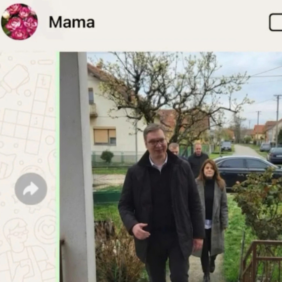 Vučić o viralnom AI snimku: Gospođo, ako imate neki problem doći ću da razgovaram sa vama; Sin vam je duhovit