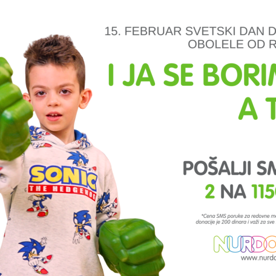 Svetski dan dece obolele od raka: NURDOR organizuje aktivnosti u 38 gradova