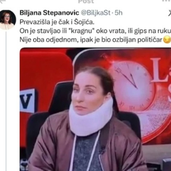 Blokaderi se okomili na pretučenu Nedu Perić; Zar žena da ovako mrzi ženu? FOTO