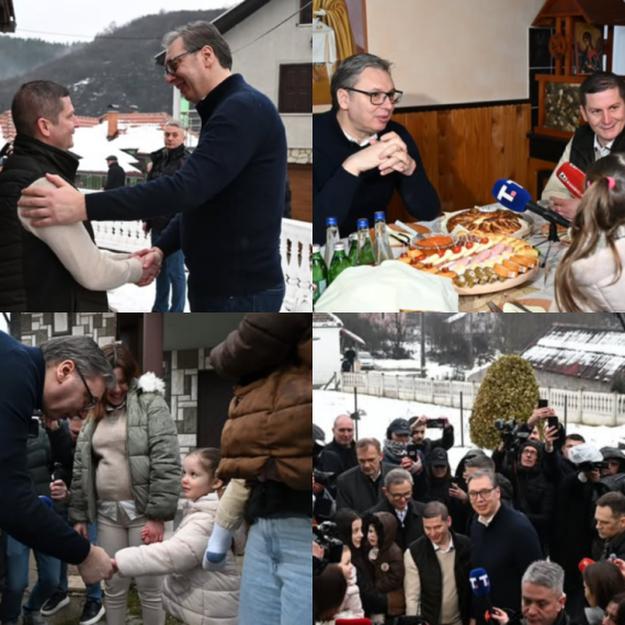 Vučić posetio porodicu Simeonović u Jasikovu: "Ljudi pronalaze razlog da se vrate u svoju zemlju" FOTO/VIDEO