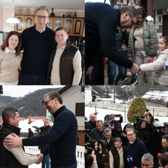 Vučić posetio porodicu Simeonović: Srećan sam što se ljudi vraćaju u Srbiju; Obećao sam državnu pomoć FOTO