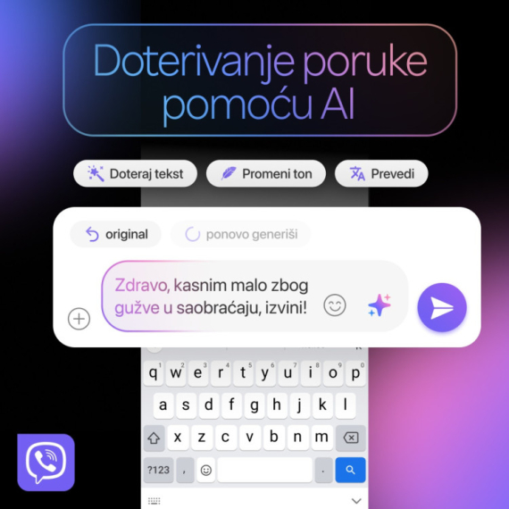 Viber dobio novu funkciju: AI ulepšava vaše poruke