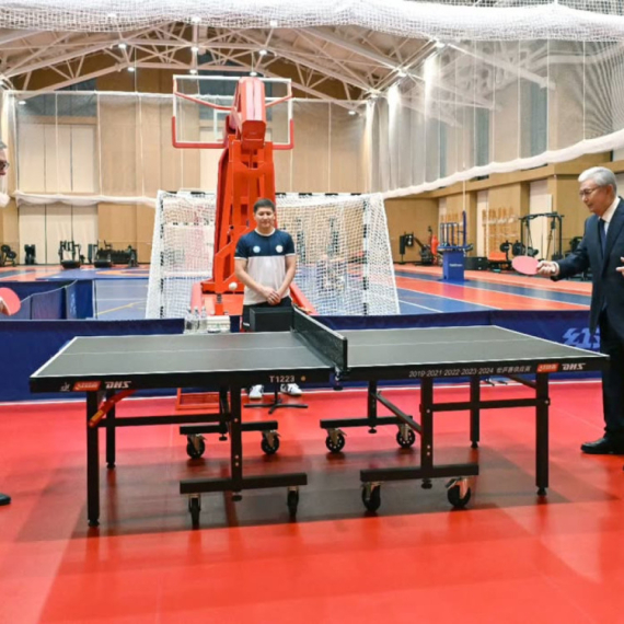 Vučić zahvalio Tokajevu na gostoprimstvu: "Igrao sam protiv najboljeg stonotenisera među političarima" FOTO