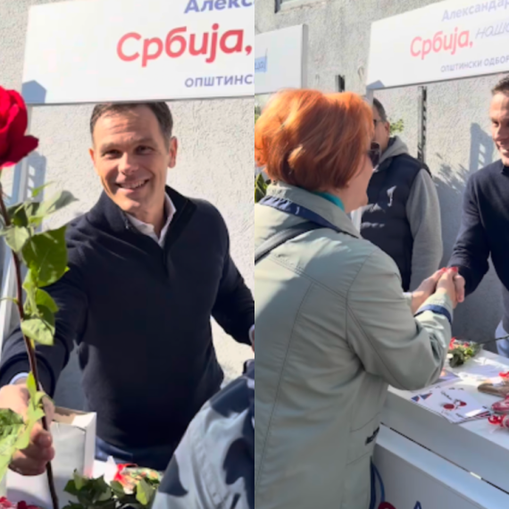 Siniša Mali sa građankama u Mirijevu: "Žene su stub svakog društva"; "Drage dame, srećan 8. mart" FOTO/VIDEO