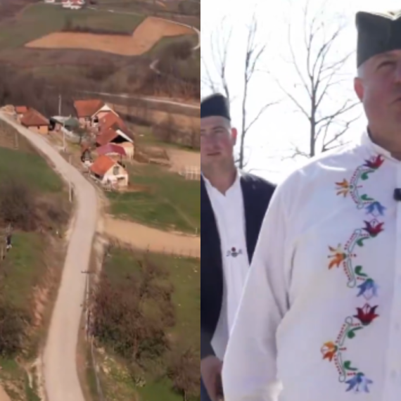 Domaćini iz sela Kotraža ispekli prase za Vučića: "U zahvalnost što je uradio put koji smo godinama čekali"