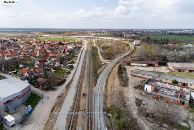 Slika za Vozom do beogradskog aerodroma za 15 minuta: Završeni prvi kilometri pruge do EXPO 2027 VIDEO