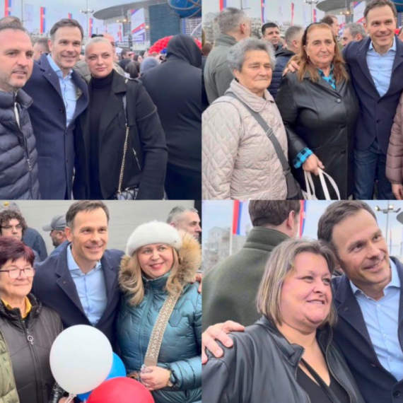 Mali sa građanima na skupu u Areni; "Srbija je postala dostojna kuća za svaku našu porodicu" VIDEO