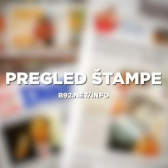 Novine: "Srbi srećniji od naroda u regionu i EU"; "Od prodaje NIS vajda i za Amere"