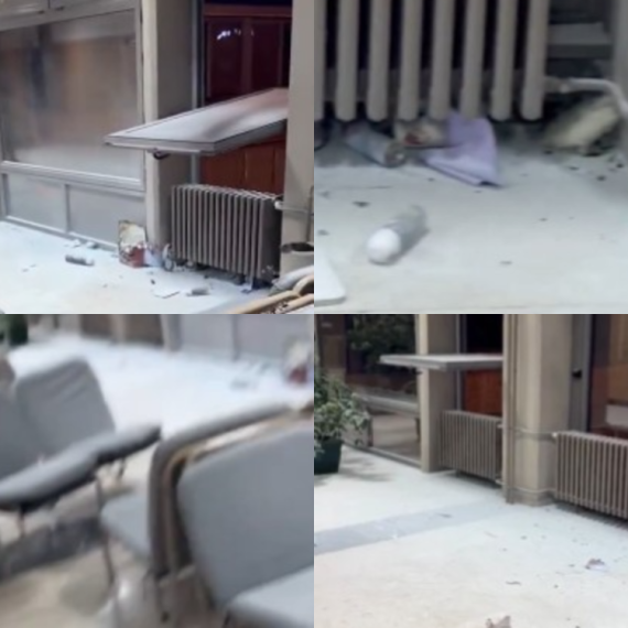 Snimak sa mesta tragedije na Filozofskom; "Ko je odgovoran za to što su nam baklje zamenile knjige?" VIDEO