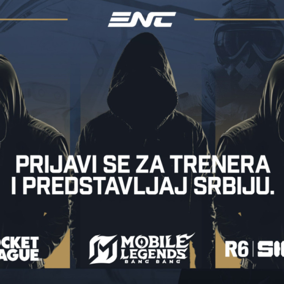 Igraš Rocket League, MLBB ili R6 Siege? Postani trener srpske reprezentacije!