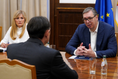 Slika za Završene konsultacije Vučića sa predstavnicima Pokreta socijalista FOTO