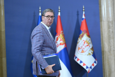Slika za Vučić: "Ko odbija dijalog, ne treba da vodi državu"; "Izbora neće biti ako vidim da je kriza velika" FOTO
