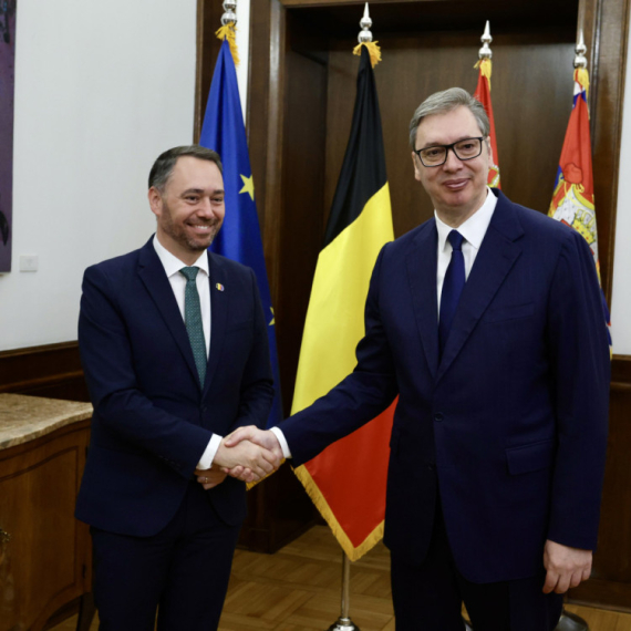 Vučić se sastao s potpredsednikom vlade Belgije: "Odličan razgovor sa Prevoom" FOTO