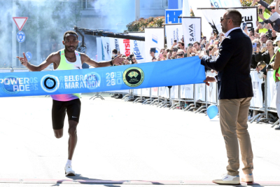 Slika za Rekord i senzacija na Beogradskom maratonu – Makedonac sve oduševio!