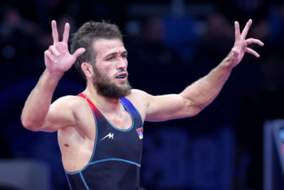 Slika za Srbija slavi zlato usred Tirane!