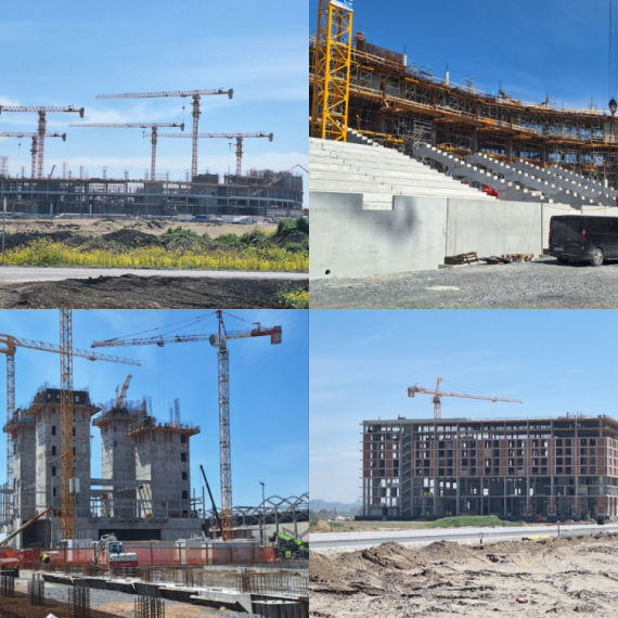 We were at the EXPO construction site; B92.net documented how the National Stadium is getting its stands PHOTO