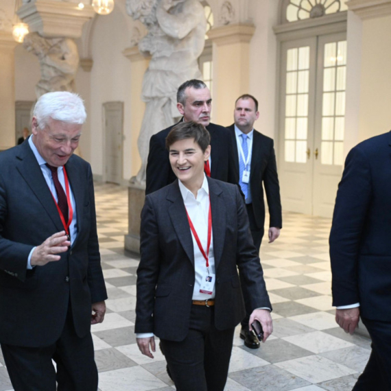 Brnabić na prijemu kod kralja Danske uoči Konferencije predsednika parlamenata EU i kandidata