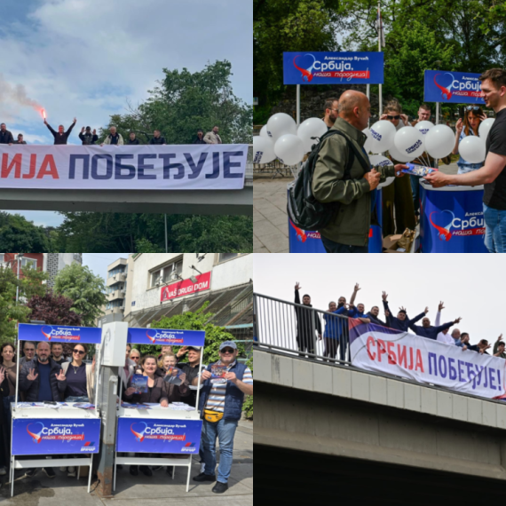 "Srbija pobeđuje" osvanulo širom Beograda; Moćna poruka u Zemunu, Batajnici, Zvezdari, Surčinu... FOTO