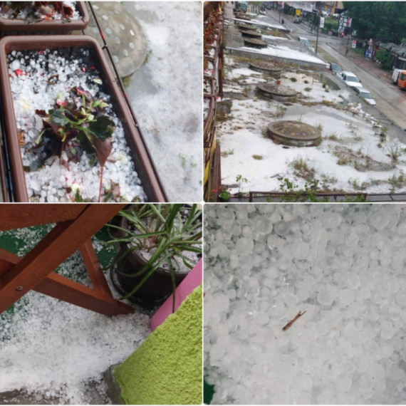 Chaos in eastern Serbia: Majdanpek was hit by a severe hailstorm, covering everything in white PHOTO/VIDEO