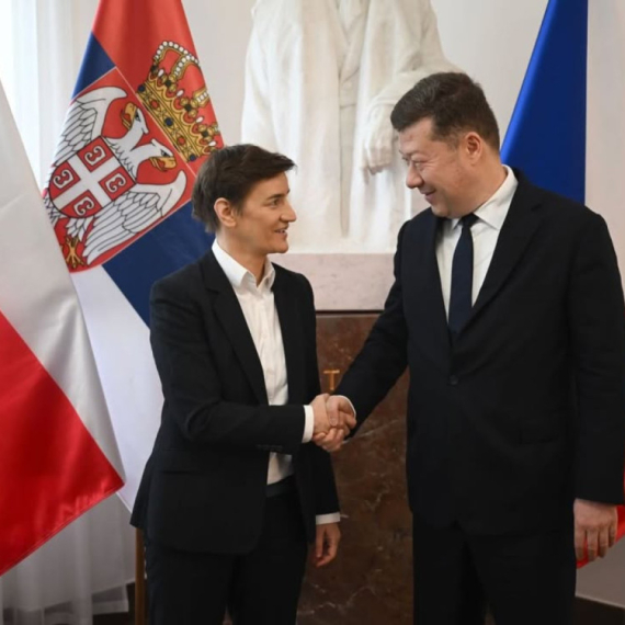 Brnabić sa Okamurom: "Potvrdili smo izuzetno prijateljske odnose Srbije i Češke" FOTO