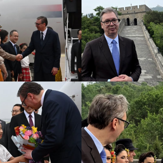 Vučić sa Kineskog zida: "Čelično prijateljstvo Srbije i Kine nije fraza"; "Večeras važni sastanci" FOTO/VIDEO