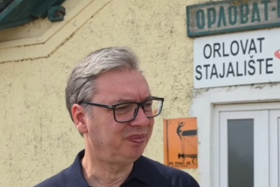 Slika za Vučić ispunio obećanje; Posetio železničku stanicu u Orlovatu – sada obećao rekontstrukciju VIDEO