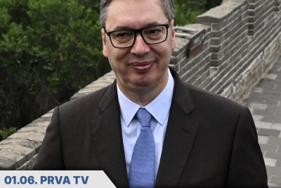 Slika za Posle istorijske posete Kini; Vučić gost "Ćirilice Milomira Marića" u 21 sat VIDEO