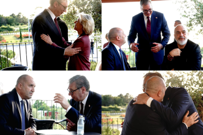Slika za Samit EU – Zapadni Balkan u Tivtu; Vučić na svečanoj večeri sa fon der Lajen, Ramom i Radevim FOTO