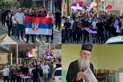 Slika za Srbi masovno glasaju; CIK: "Do 13 časova izlaznost 15,10%"; U Gračanici glasao mitropolit Teodosije FOTO/VIDEO
