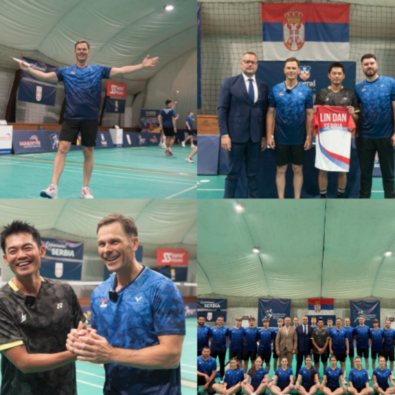 Mali odigrao partiju sa Lin Danom: "Jedan od mojih prvih badminton mečeva. O rezultatu ne moramo..." VIDEO