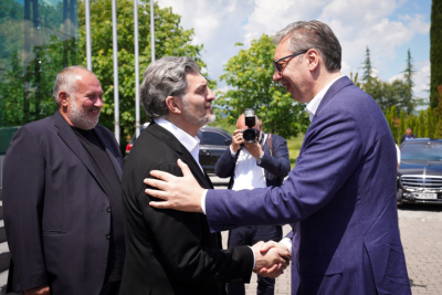 Slika za Vučić završio posetu Gruziji; Ispratio ga lično Kavelašvili FOTO
