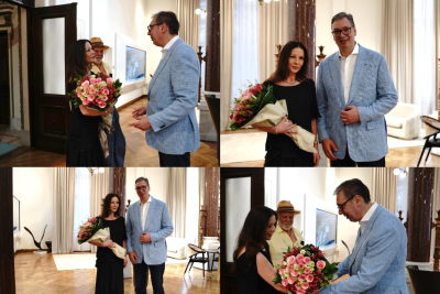 Slika za Vučić ugostio Ketrin Zitu-Džouns: "U Beogradu ćete sretati holivudsku zvezdu kao komšiju iz kraja" FOTO/VIDEO