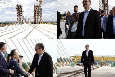 Slika za Vučić: "Do kraja 2028. završen ceo Fruškogorski koridor"; "Srbija oborila evropski rekord" FOTO/VIDEO