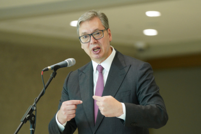 Slika za Vučić: Zvučni top je izmišljotina, a znamo od koga je potekla; Oni koji nemaju podršku naroda, moraju da lažu