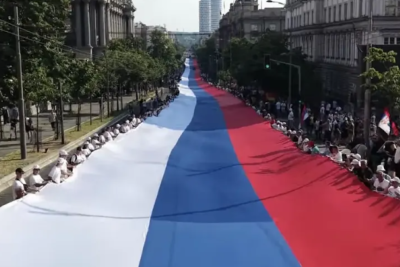 Slika za "Hvala Srbijo!"; Oglasio se Vučić uoči govora na velikom skupu u Beogradu FOTO/VIDEO