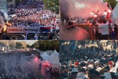 Slika za Istorijski skup u Beogradu; Vučić održao moćan govor; Divne scene, reke ljudi na ulicama FOTO/VIDEO