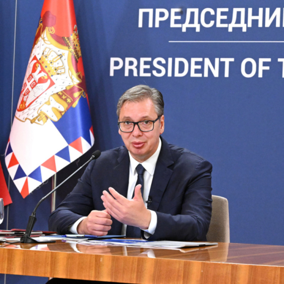 Vučić se sastao sa predsednikom Vrhovne rade Ukrajine Ruslanom Stefančukom
