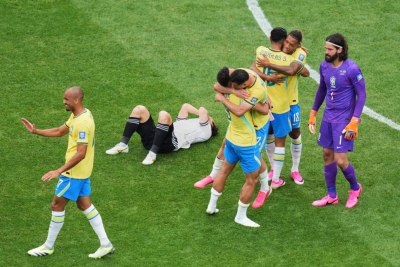 Slika za Brazil je u osmini finala Mundijala – Martineli u 90+5' slomio Japance!