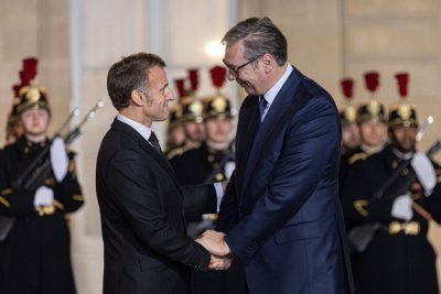 Slika za Vučić ide u Pariz na poziv Makrona: Jedini predstavnik zemlje koja nije član NATO, EU, ni Koalicije voljnih