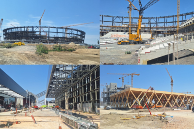 Slika za B92.net na gradilištu EXPO 2027: Tribine do vrha stadiona, nikla železnička stanica... FOTO/VIDEO