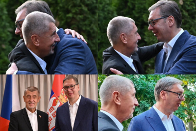 Slika za Vučić sa Babišem: "Otvoren razgovor, dobro raspoloženje i želja da gradimo još bližu saradnju Srbije i Češke"