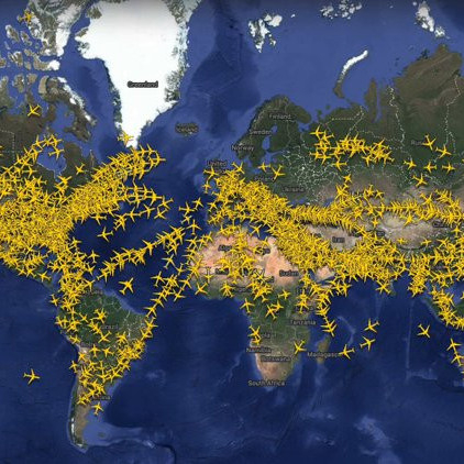See what the sky looked like: Historic day as flight record broken VIDEO