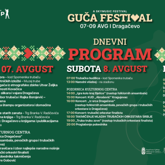 Pogledajte šta još donosi dnevni program 65. Sabora u Guči FOTO