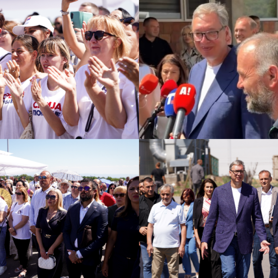 Vučić posetio porodicu Jovanović; "Ovo je blago Srbije"; Razgovara sa građanima i rešava probleme; FOTO